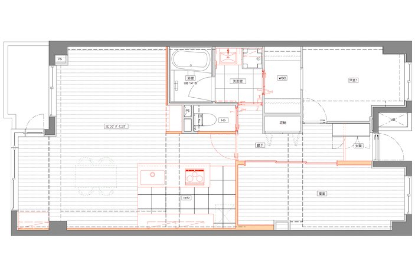 マンション(築年数 26年)4